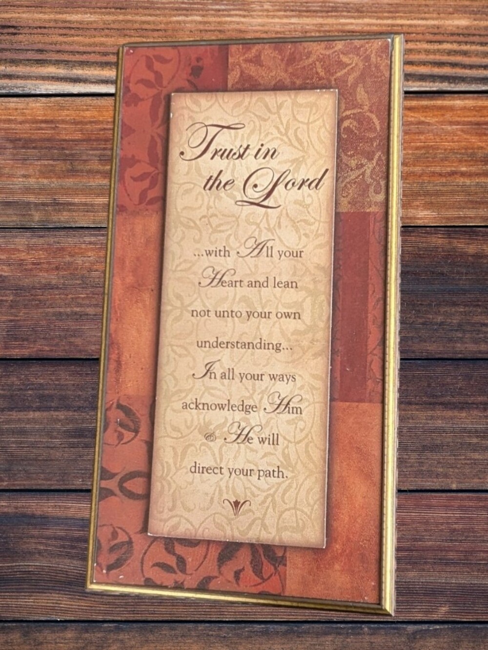 Trust in the Lord Wall Decor